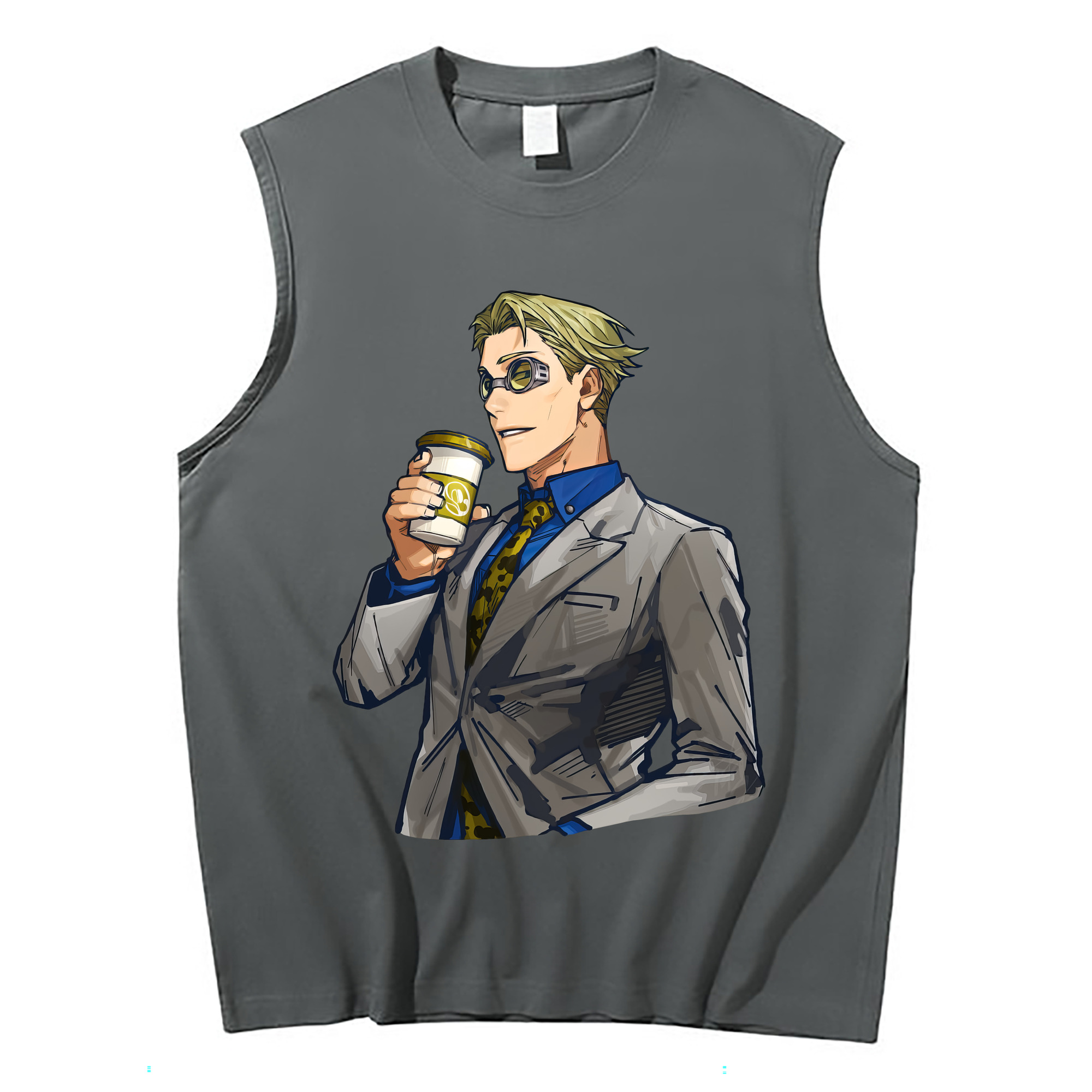 （画像用） 呪術廻戦 Jujutsu Kaisen コットン100％タンクトップ（フロントプリント）